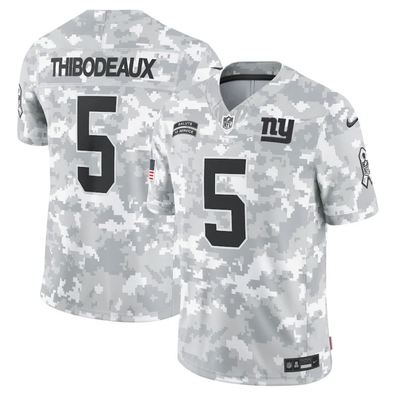 Men New York Giants #5 Thibodeaux Nike Arctic Camo 2024 Salute to Service Limited NFL Jersey->new york giants->NFL Jersey